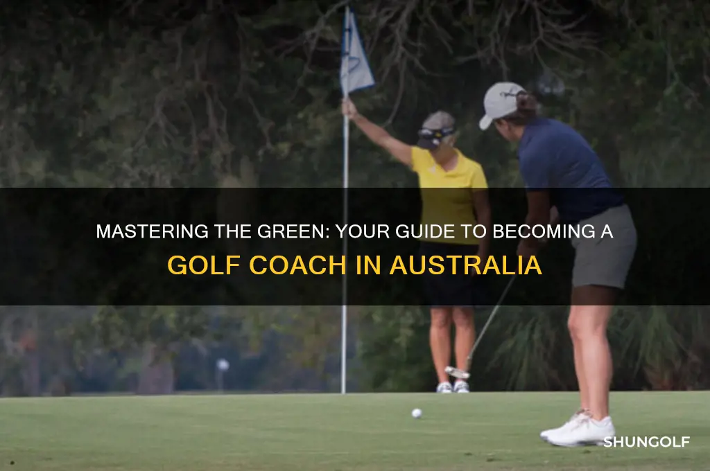 how to become a golf coach in australia