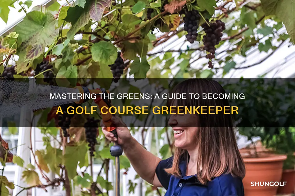 how to become a golf course greenkeeper