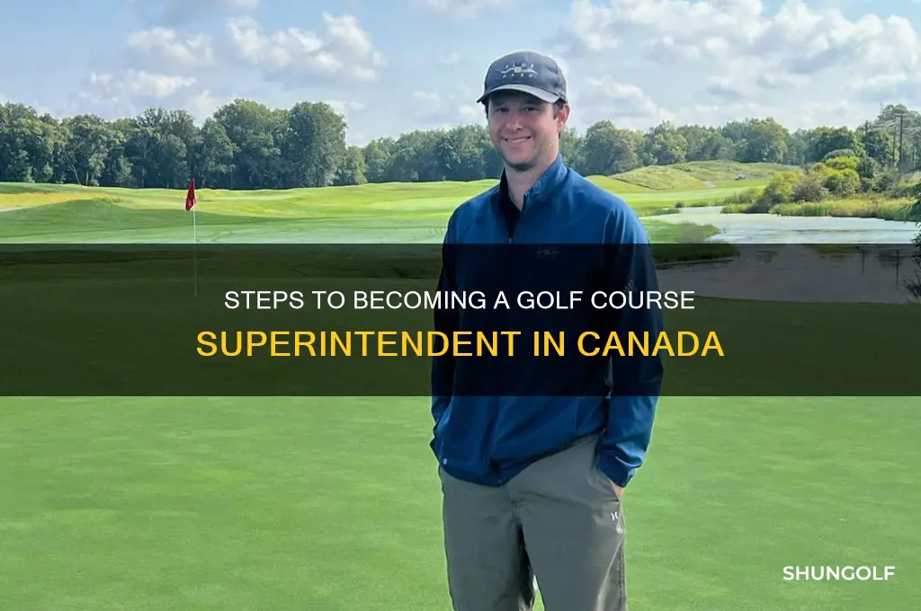 how to become a golf course superintendent in canada