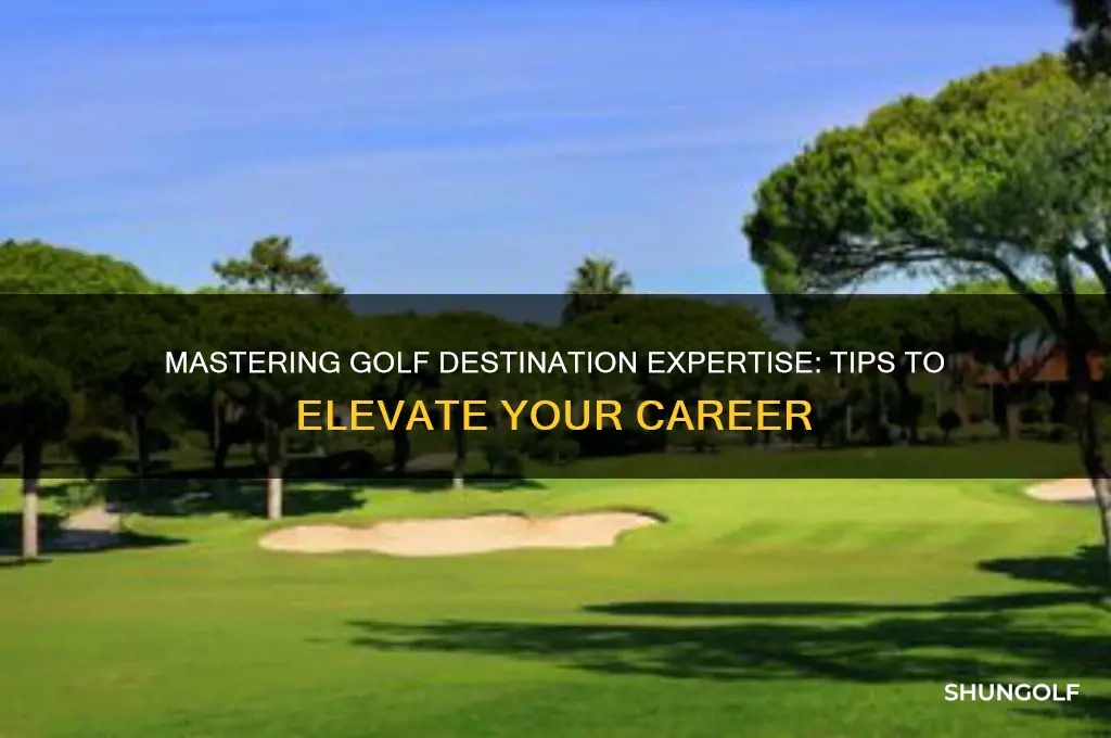 how to become a golf destination pro