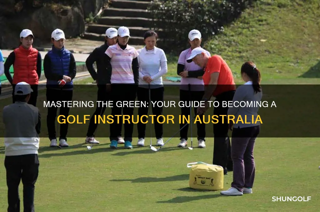 how to become a golf instructor in australia