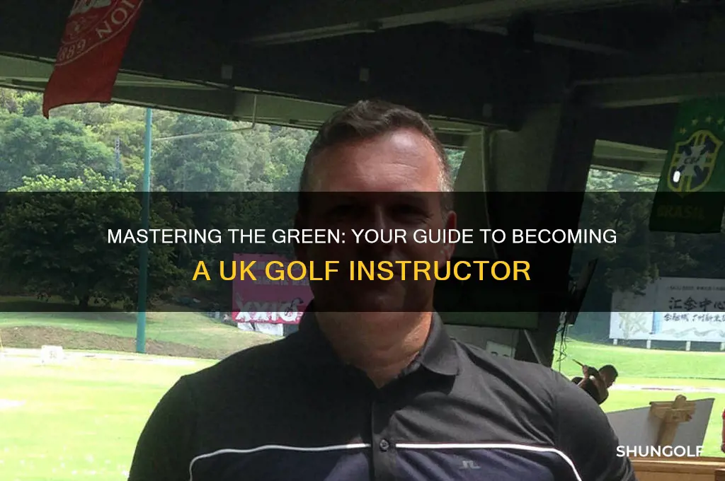 how to become a golf instructor uk