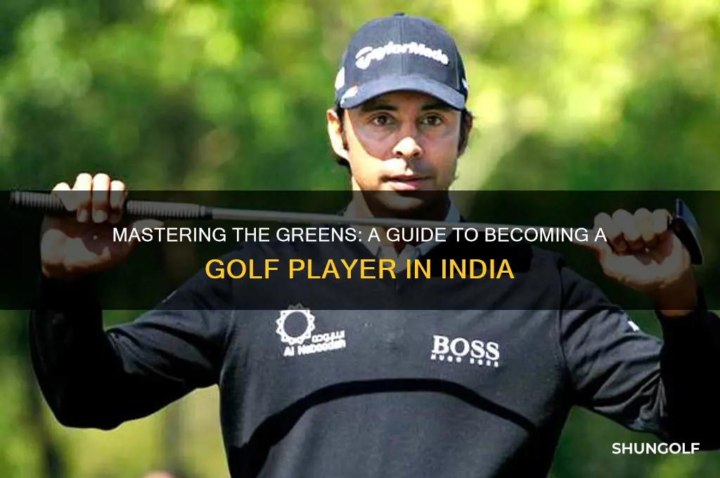how to become a golf player in india