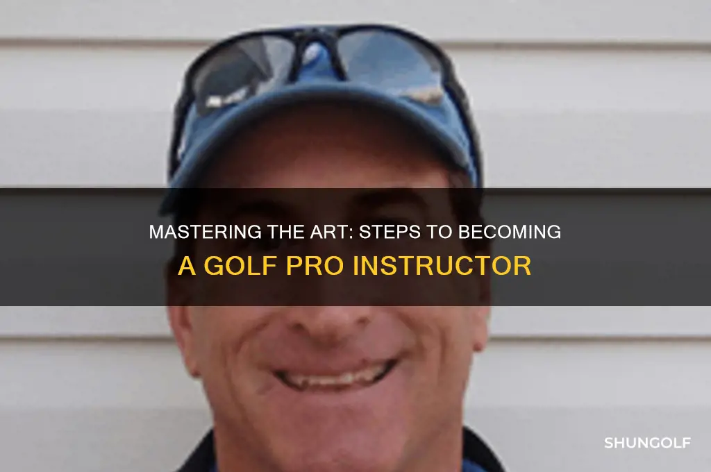 how to become a golf pro instructor