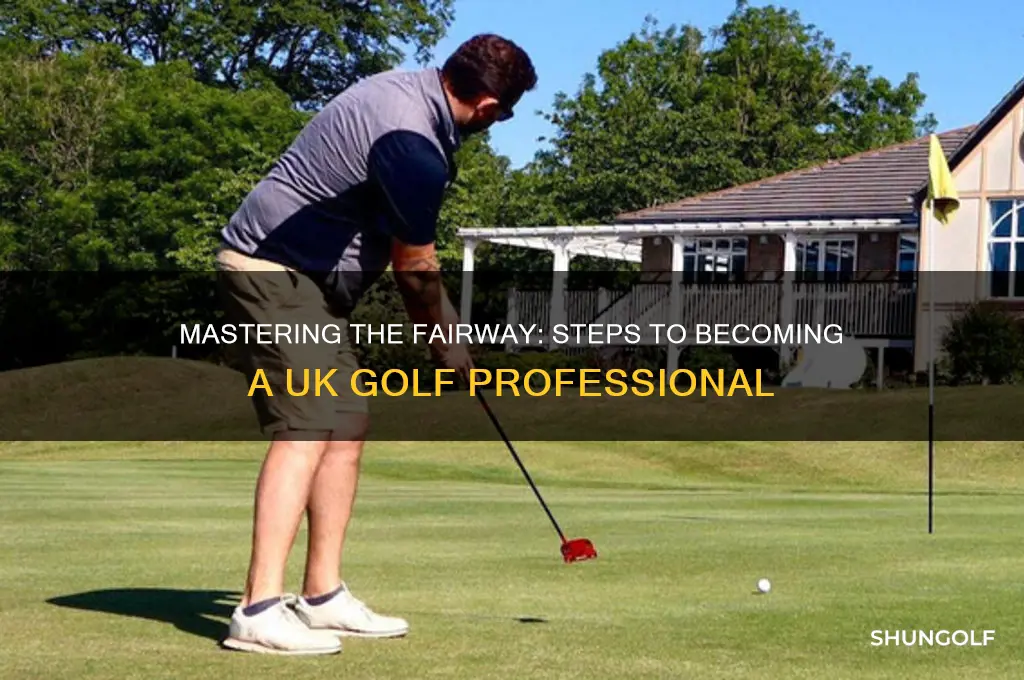 how to become a golf professional uk
