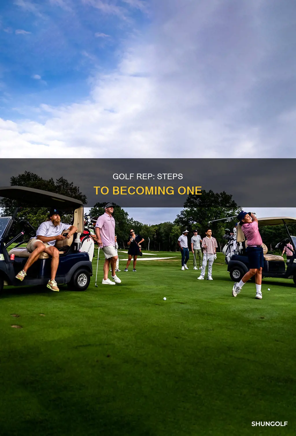 how to become a golf rep