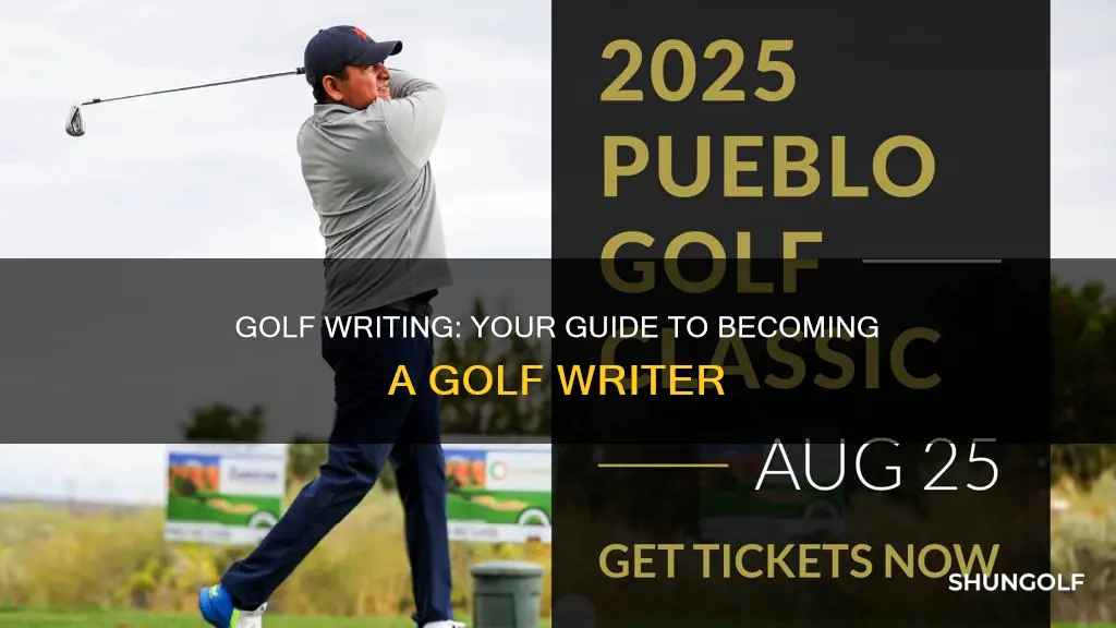 how to become a golf writer