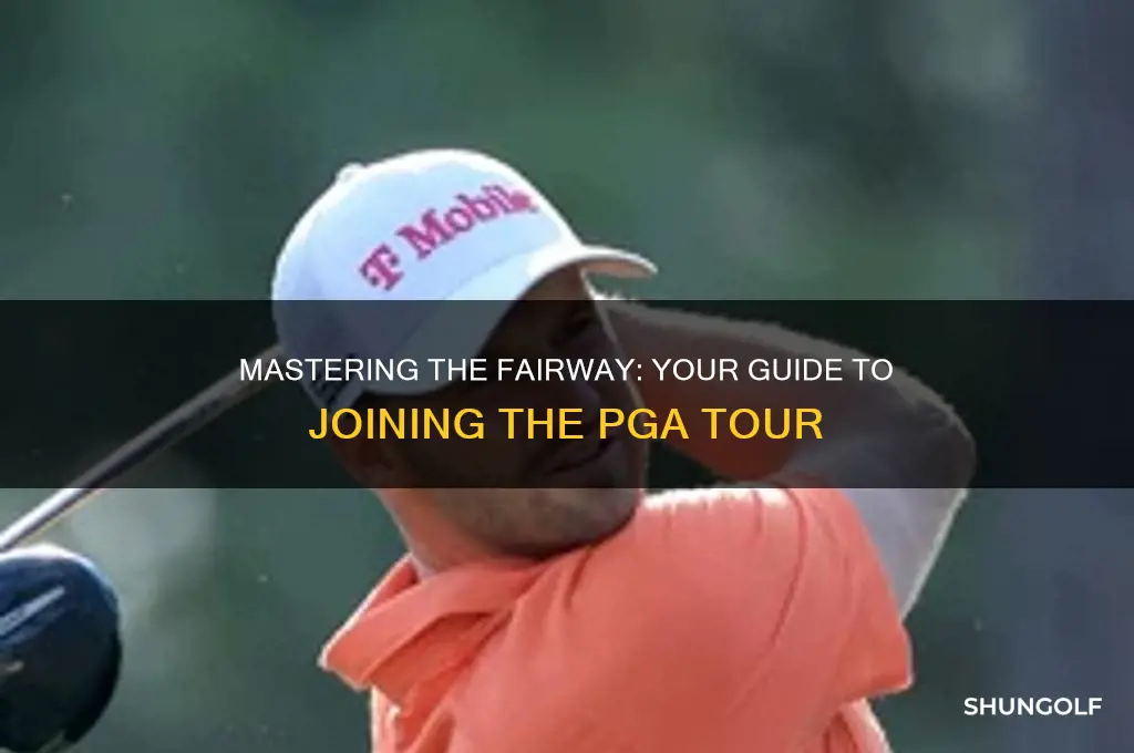how to become a golfer on the pga tour