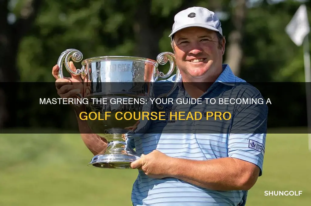 how to become a head pro at a golf course