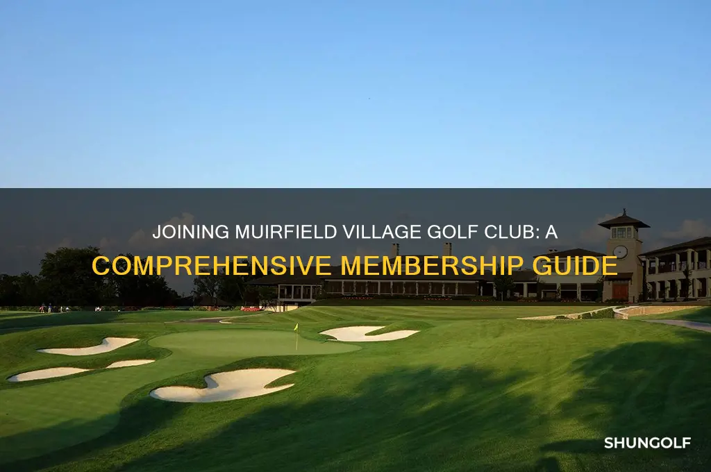 how to become a member at muirfield village golf club