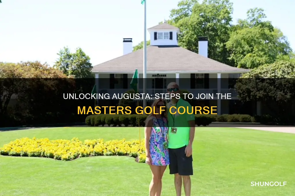 how to become a member of the masters golf course