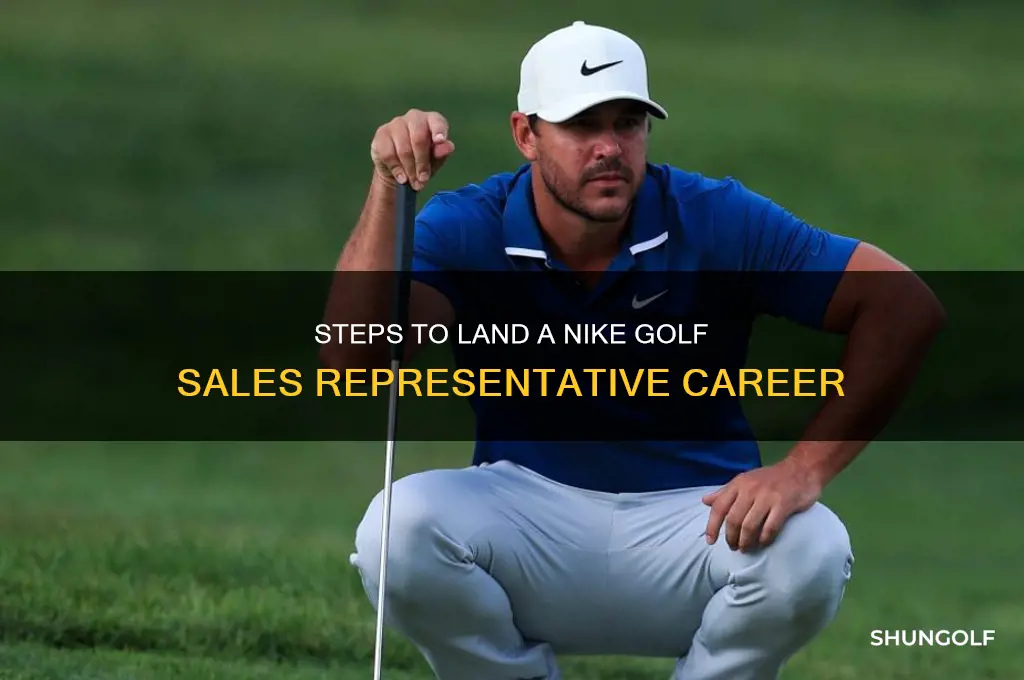 how to become a nike golf sales rep