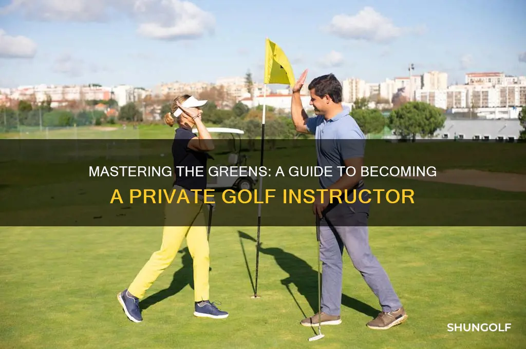 how to become a private golf instructor