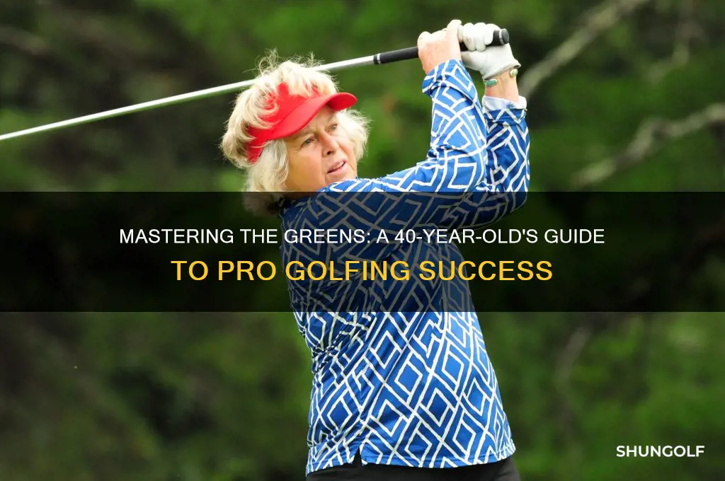how to become a pro golfer at 40