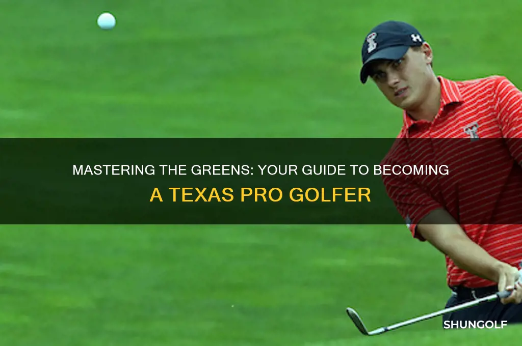 how to become a professional golfer in texas