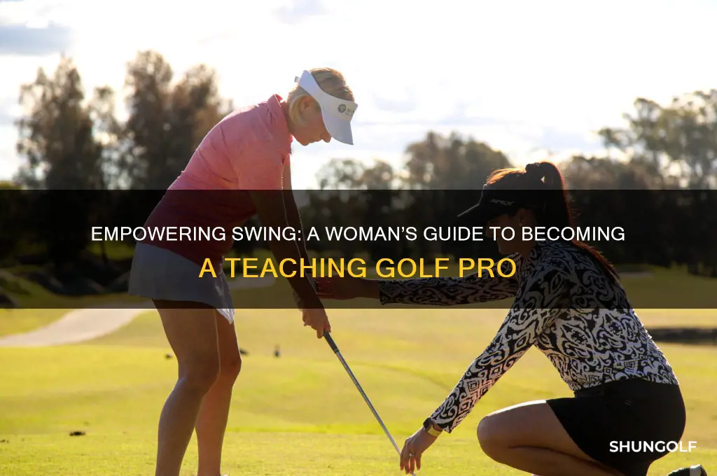 how to become a teaching golf professional as a woman