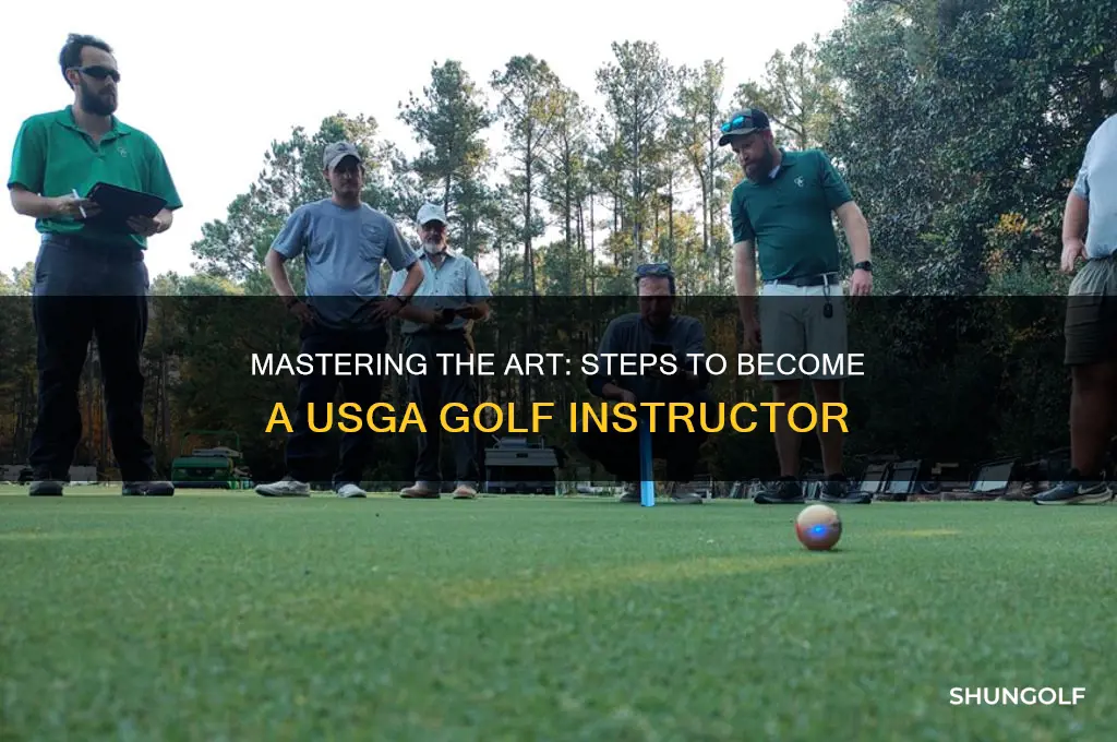 how to become a usga golf instructor