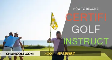 Golf Instructor Certification: Steps to Success