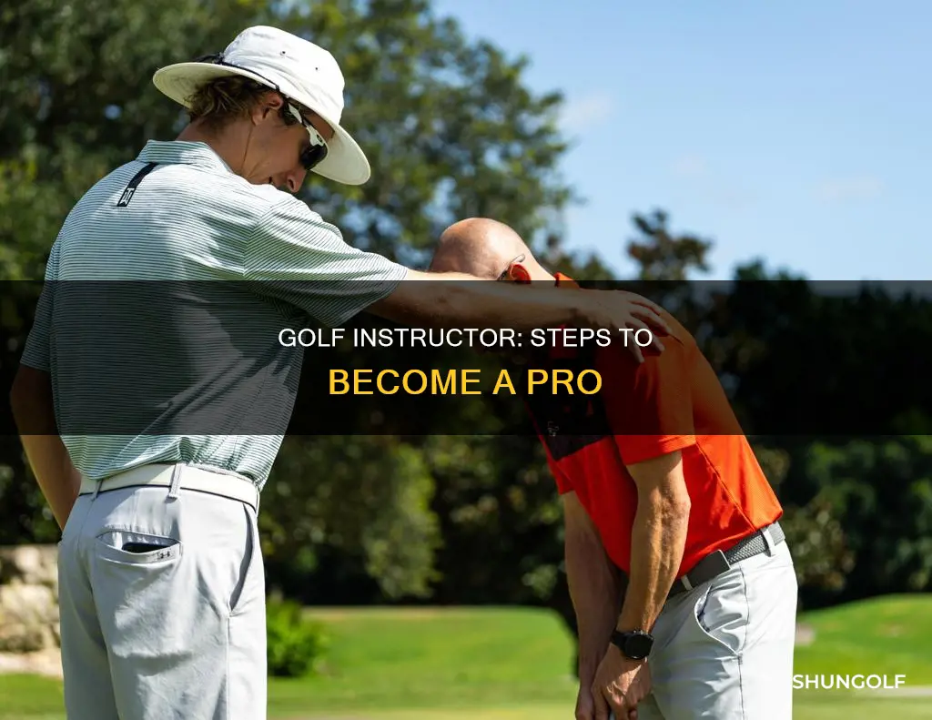 how to become golf instructor