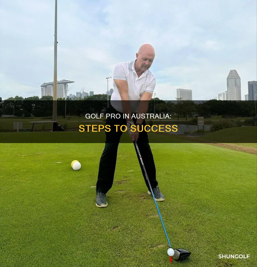 how to become golf pro australia