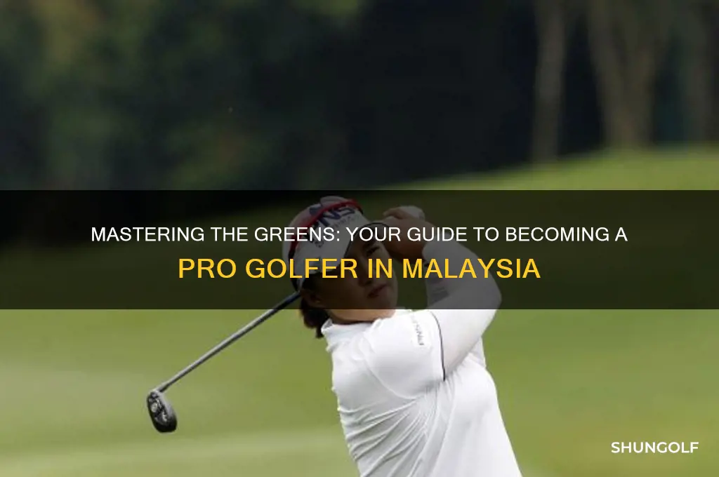 how to become pro golfer in malaysia