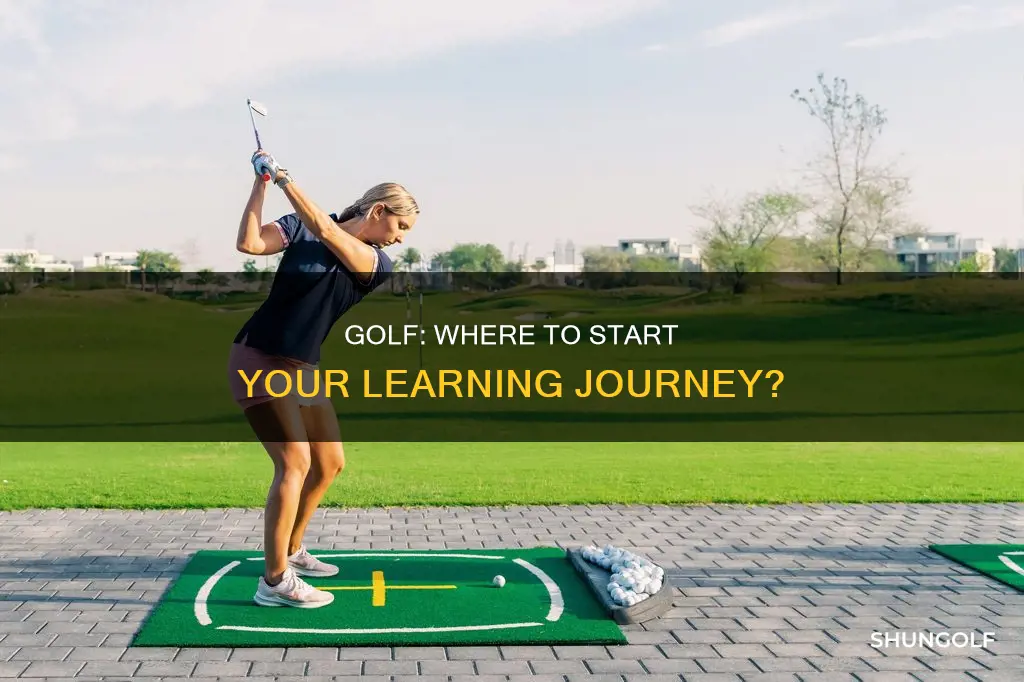 how to begin learning golf
