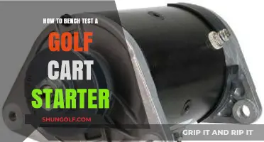 Mastering Golf Cart Starter Bench Testing: A Step-by-Step Guide
