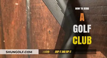 Mastering the Art of Bending Your Golf Club for Optimal Performance