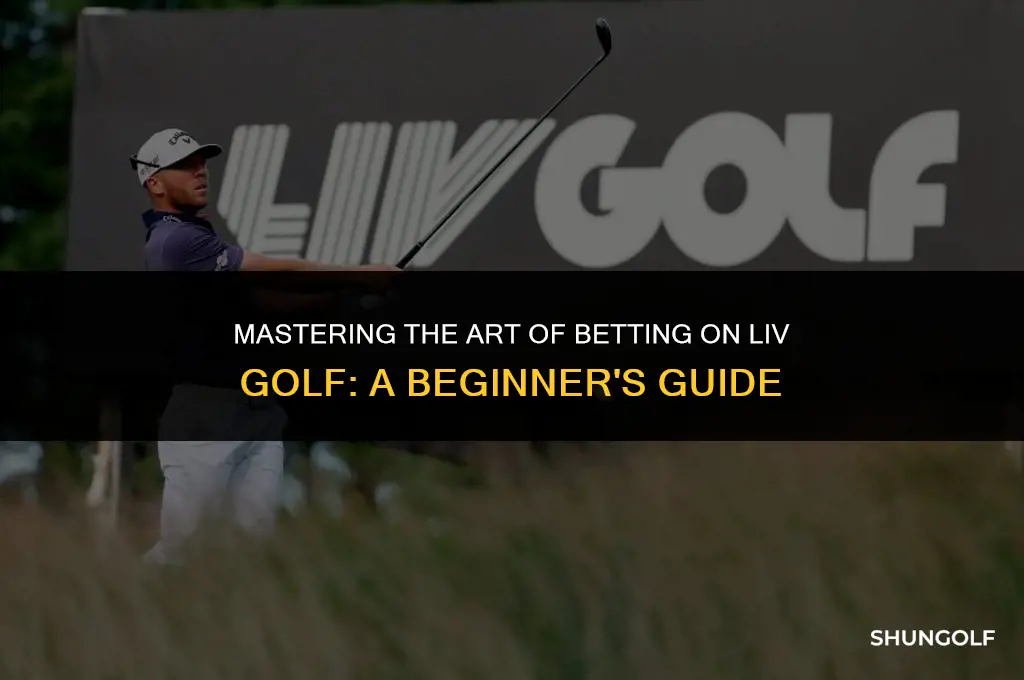 how to bet liv golf