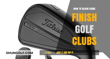 Mastering the Black Oxide Finish for Golf Clubs: A Step-by-Step Guide