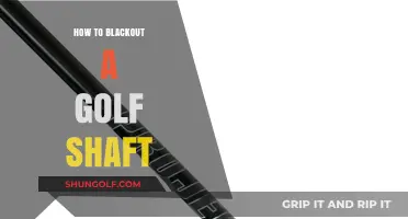 Mastering the Art of Golf Shaft Blackouts: A Comprehensive Guide