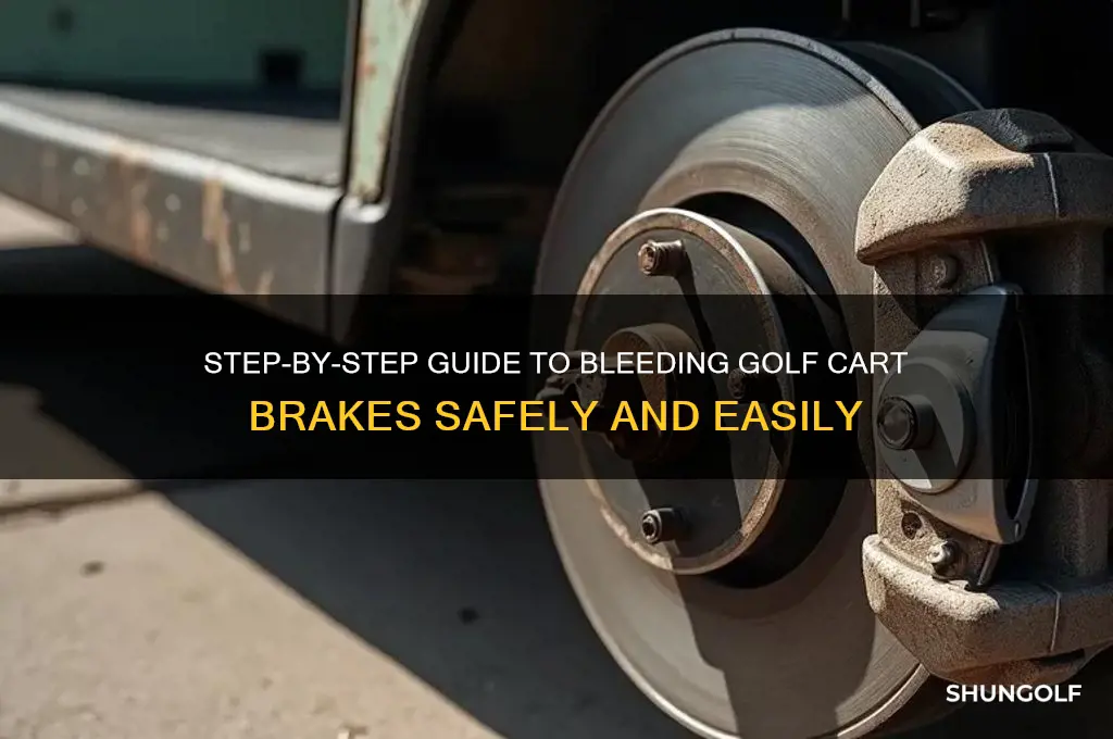 how to bleed brakes on a golf cart