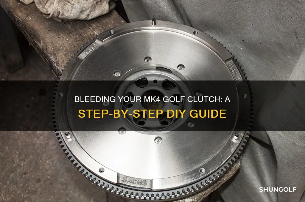 how to bleed clutch on mk4 golf