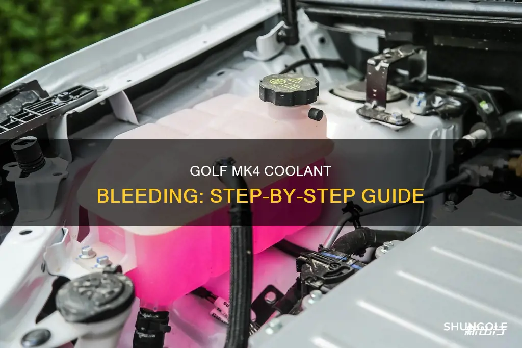 how to bleed mk4 golf coolant