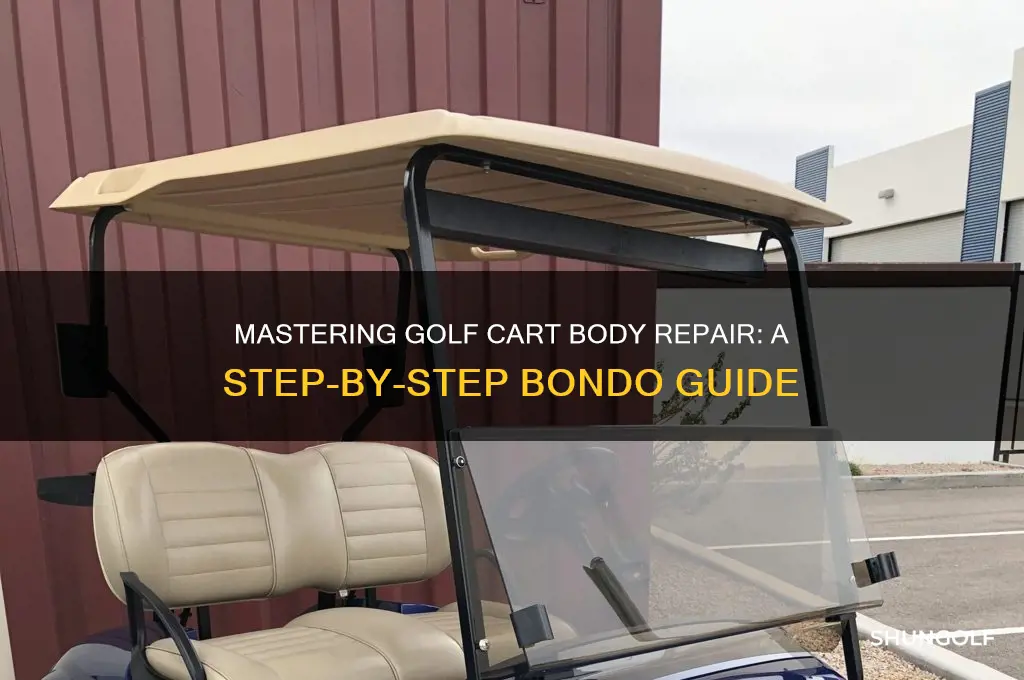 how to bondo a golf cart