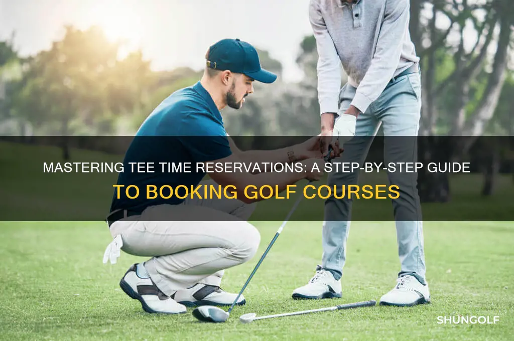 how to book a golf course