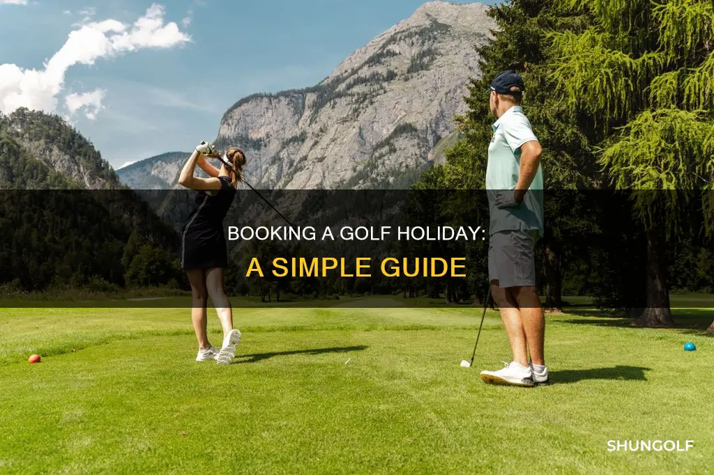 how to book a golf holiday
