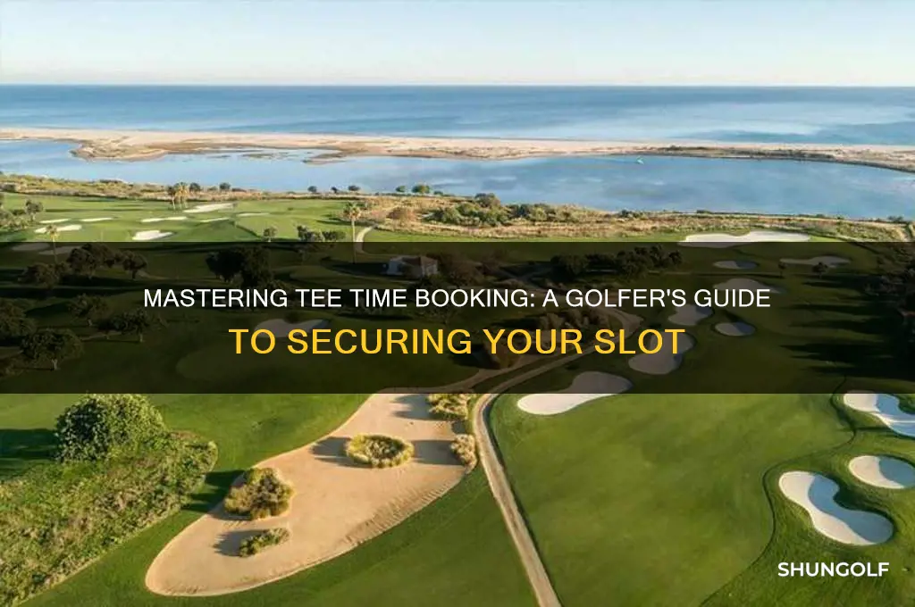how to book a golf tee time