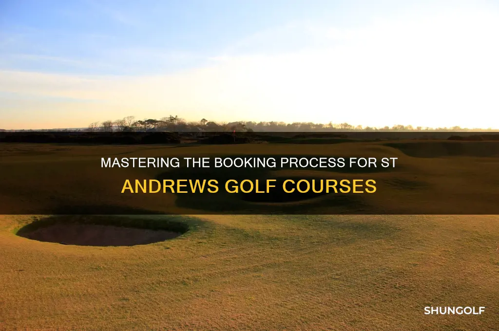 how to book a round of golf at st andrews