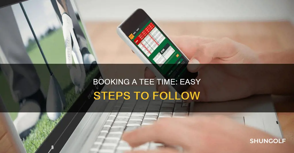 how to book a tee time