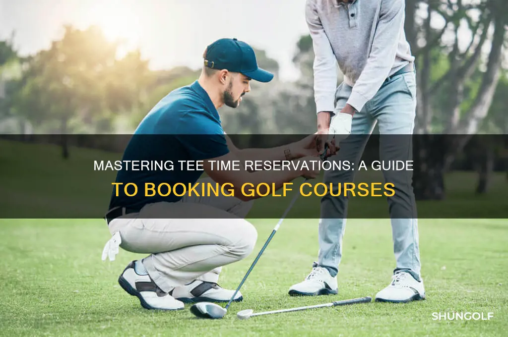 how to book eg golf course