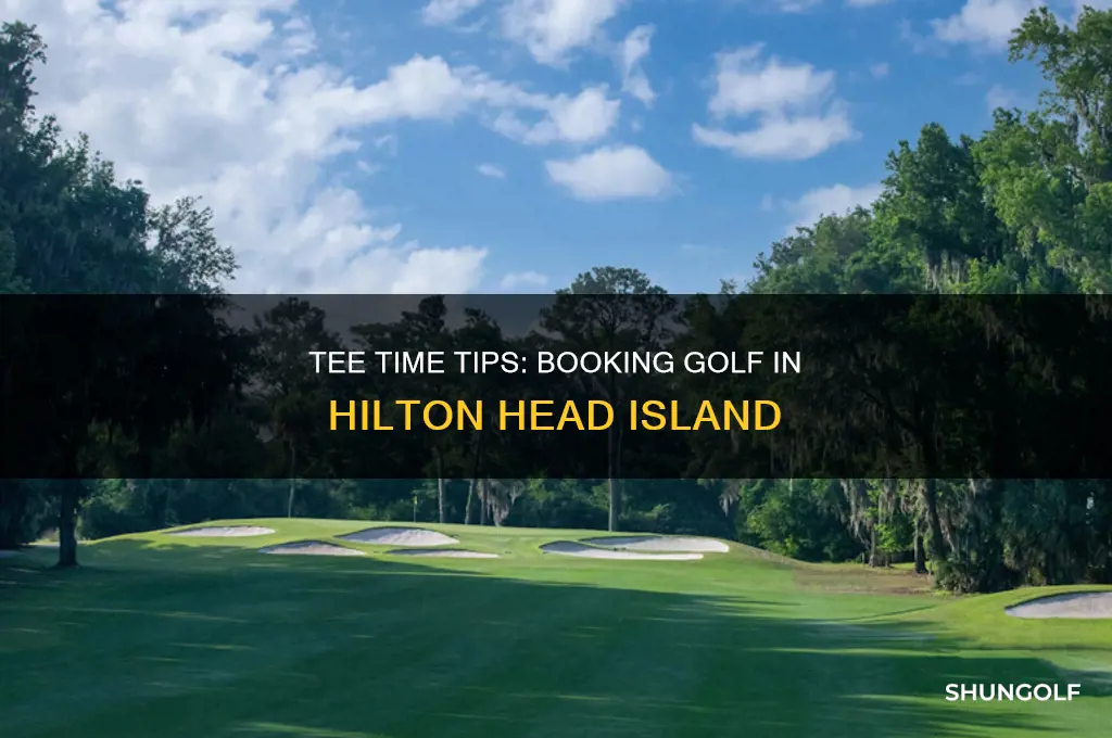 how to book golf in hilton head island