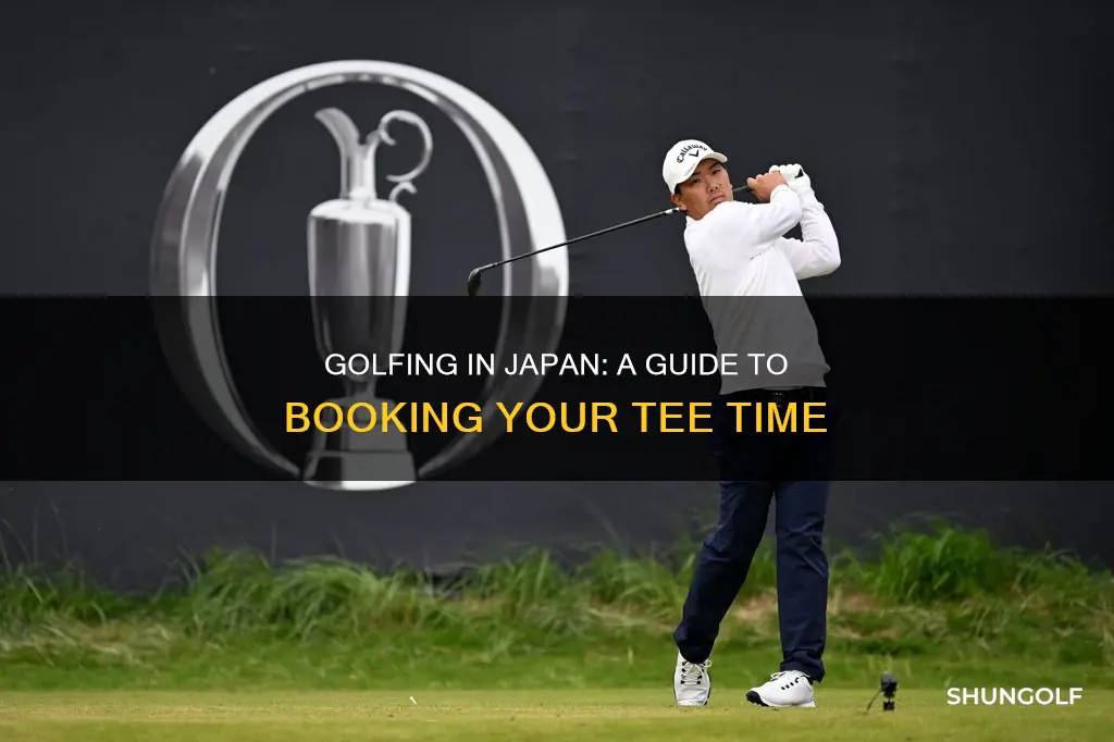 how to book golf in japan