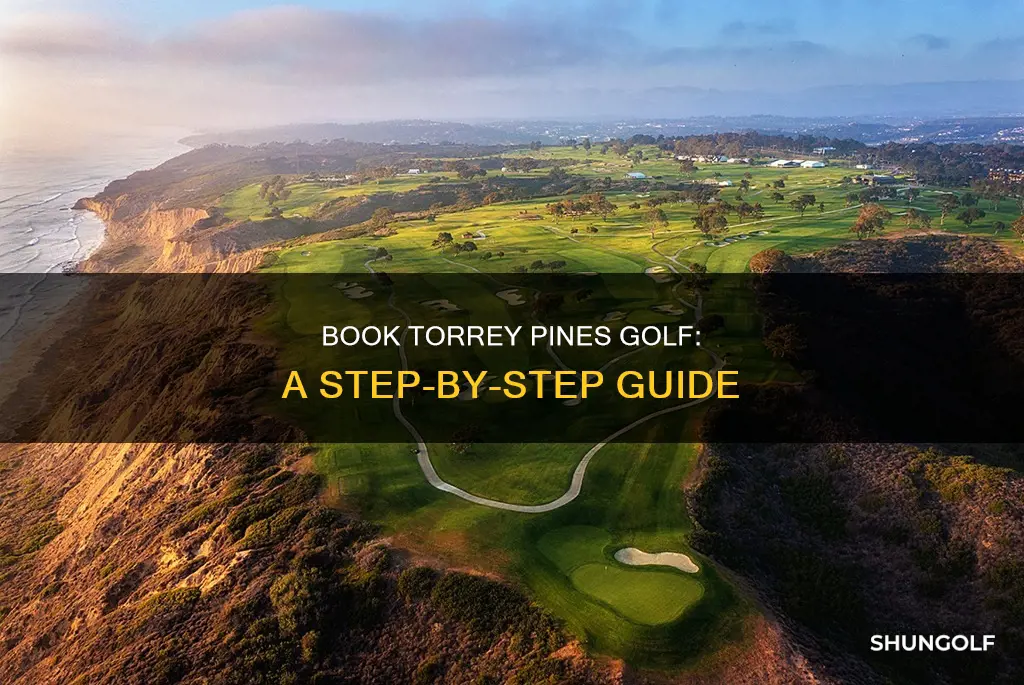 how to book torrey pines golf