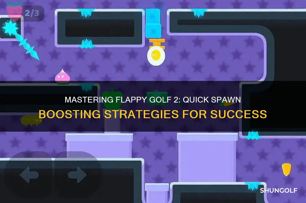 how to boost out of spawn flappy golf 2