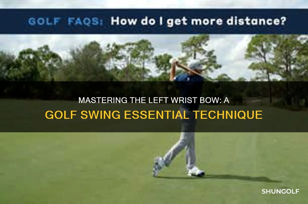 how to bow your left wrist in golf