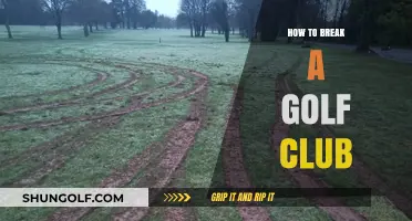 Breaking Golf Clubs: A Guide to Avoiding Costly Mishaps on the Course