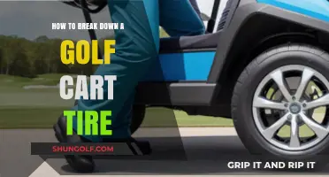 Step-by-Step Guide to Safely Dismantling a Golf Cart Tire