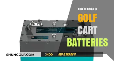 Mastering Golf Cart Battery Break-In: A Step-by-Step Guide