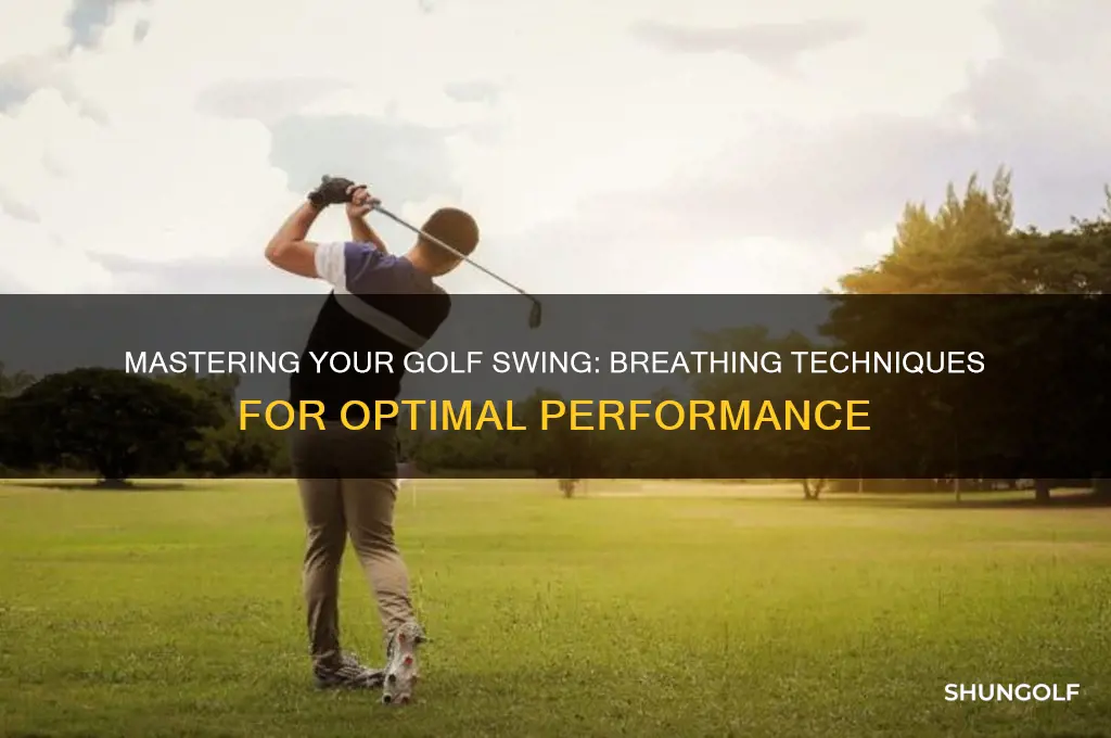 how to breath when swinging golf club